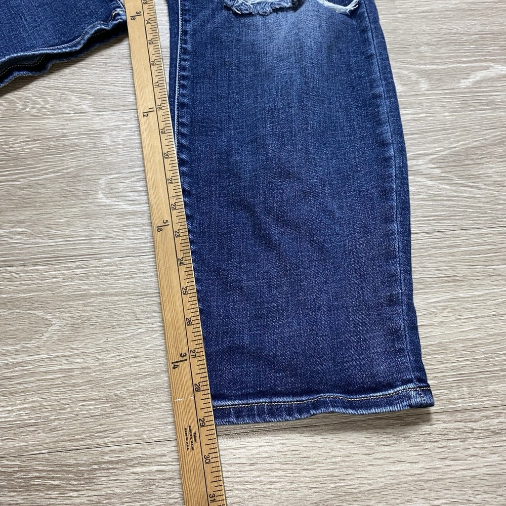 Judy Blue Los Angeles Jeans Women's 18W Blue Boyfriend Fit Distressed Stretch - Picture 4 of 8